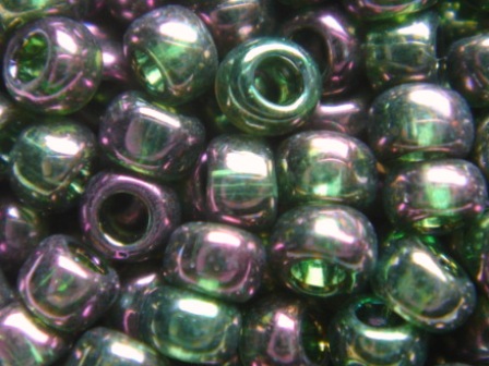 1mm Toho 15/0 小珠 ~< 323>金漾彩橄綠---5克/約900顆